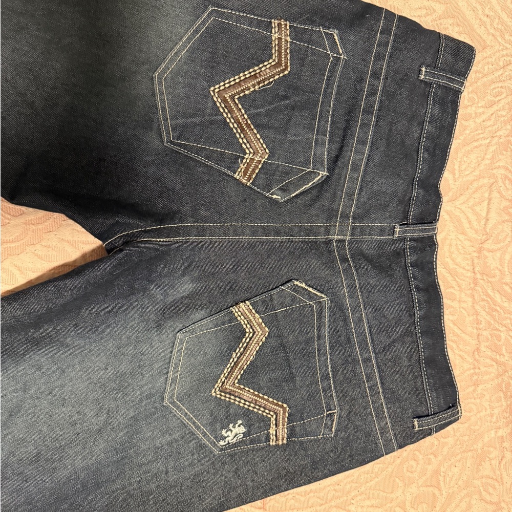 Men's Relaxed Fit Jeans - Dark Blue
